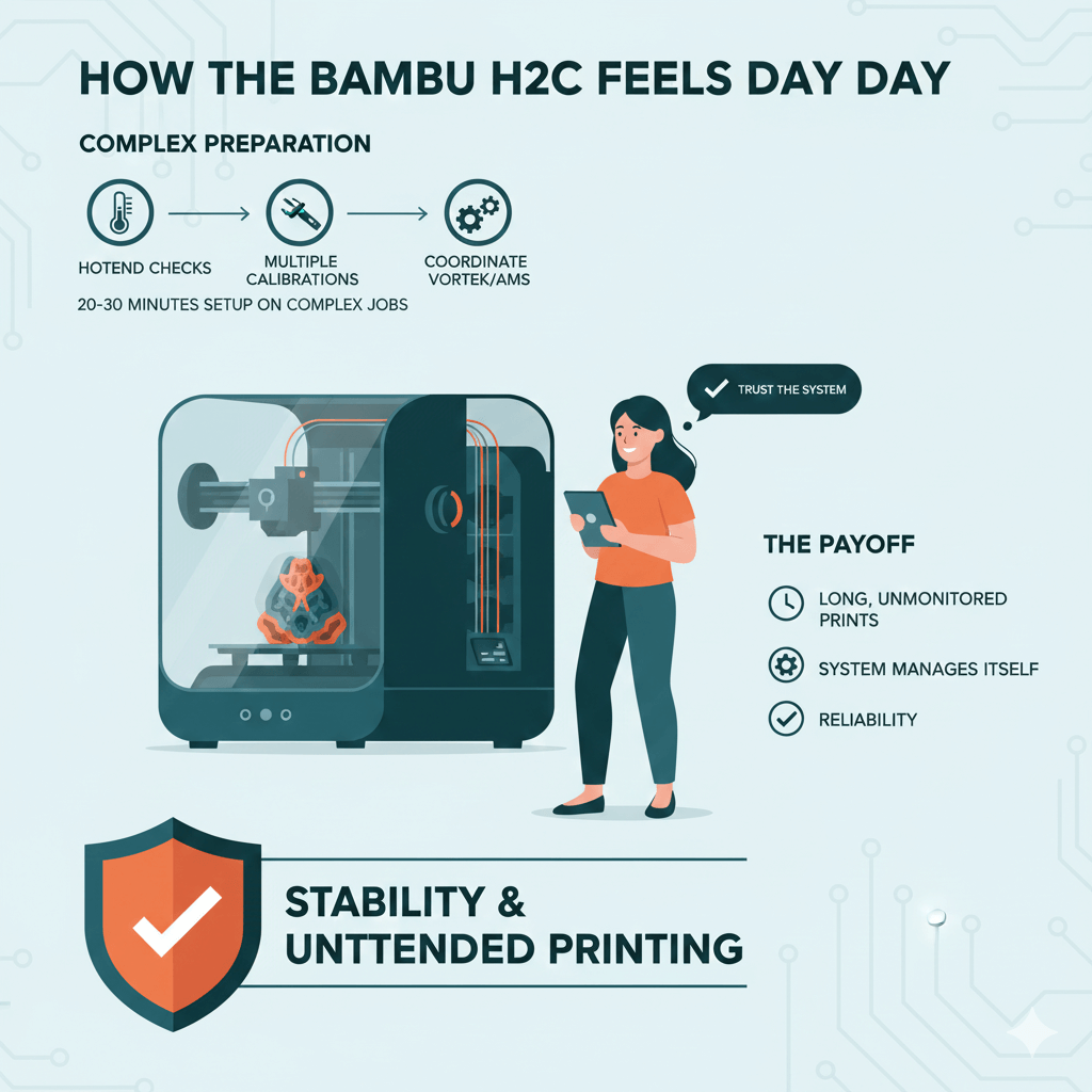 Workflow of bambulab h2c