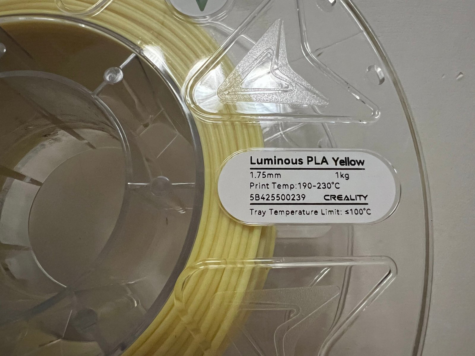 Beginner’s Guide to Filaments Usage 2025 4 creality pla glow yellow scaled