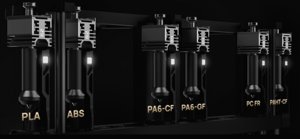 Bambu Lab H2C: Real-World Guide (Who It’s For, Who Should Skip) 2 Dedicated hotends for different filaments