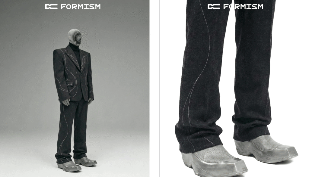 Formal — cleaner lines, dressier look