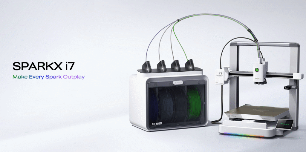 Creality SparkX i7: Beginner Guide (Specs, Price, CFS Lite, Updates) 2 The i7’s early vibe: not “most hardcore,” but “more approachable”