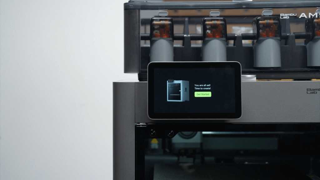 Power on + first calibration 