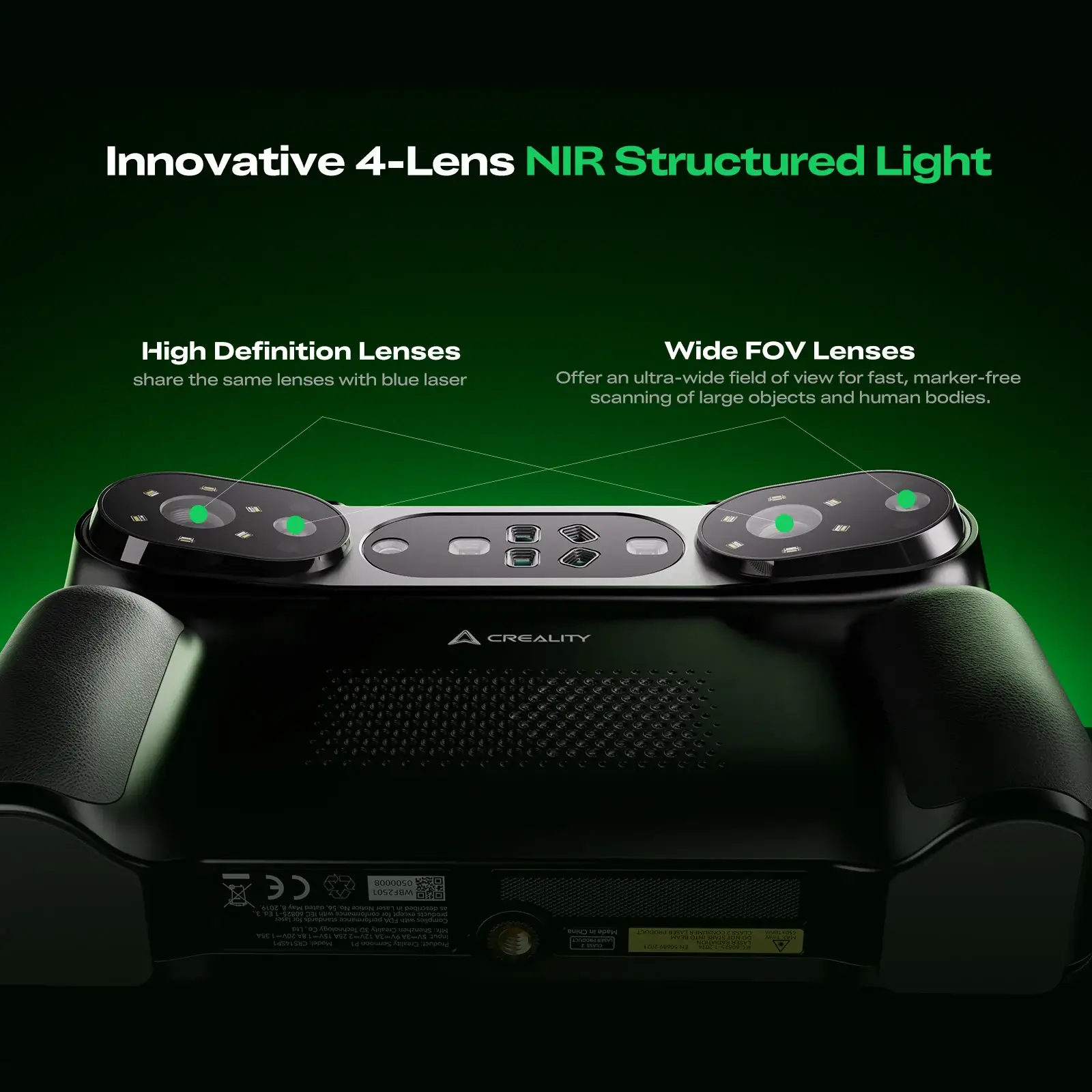 Creality Sermoon P1 Specs & White Paper: Standalone Blue Laser + IR Metrology (0.02mm)