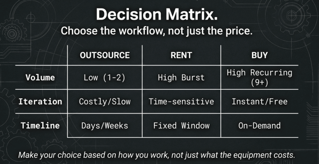 Sermoon P1 vs Renting/Outsourcing 3D Scans: Cost Breakdown 2026 7 decision rule