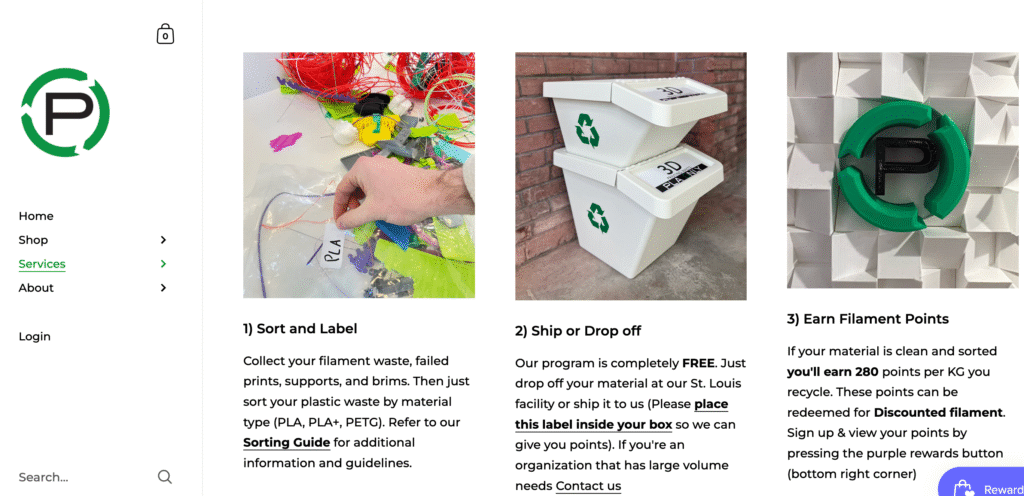 What to Do With Bambu AMS Filament Poo: 5 Options Ranked for Your Setup 6 Printerior sells dedicated recycling bins with a prepaid return shipping label included.