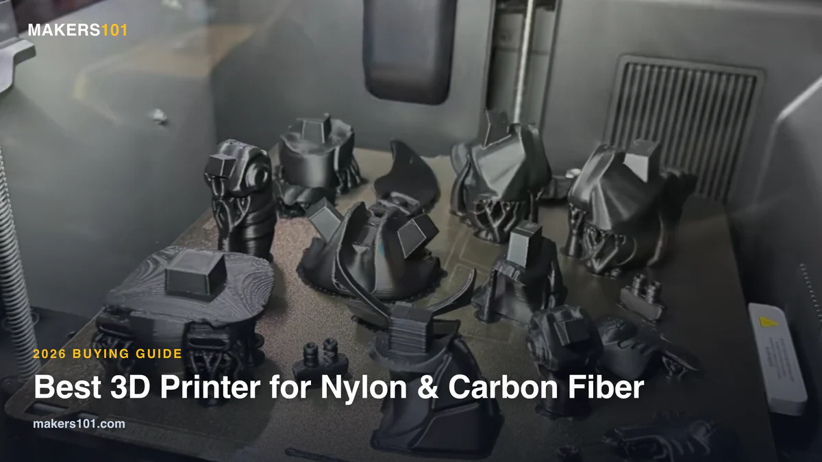 Best 3D Printer for Nylon & Carbon Fiber (2026): Vetted Picks for Every Budget 1 Best 3D Printer for Nylon & Carbon Fiber (2026): Vetted Picks for Every Budget