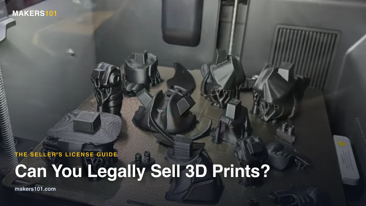 Commercial License to Sell 3D Prints: What You Actually Need (2026)