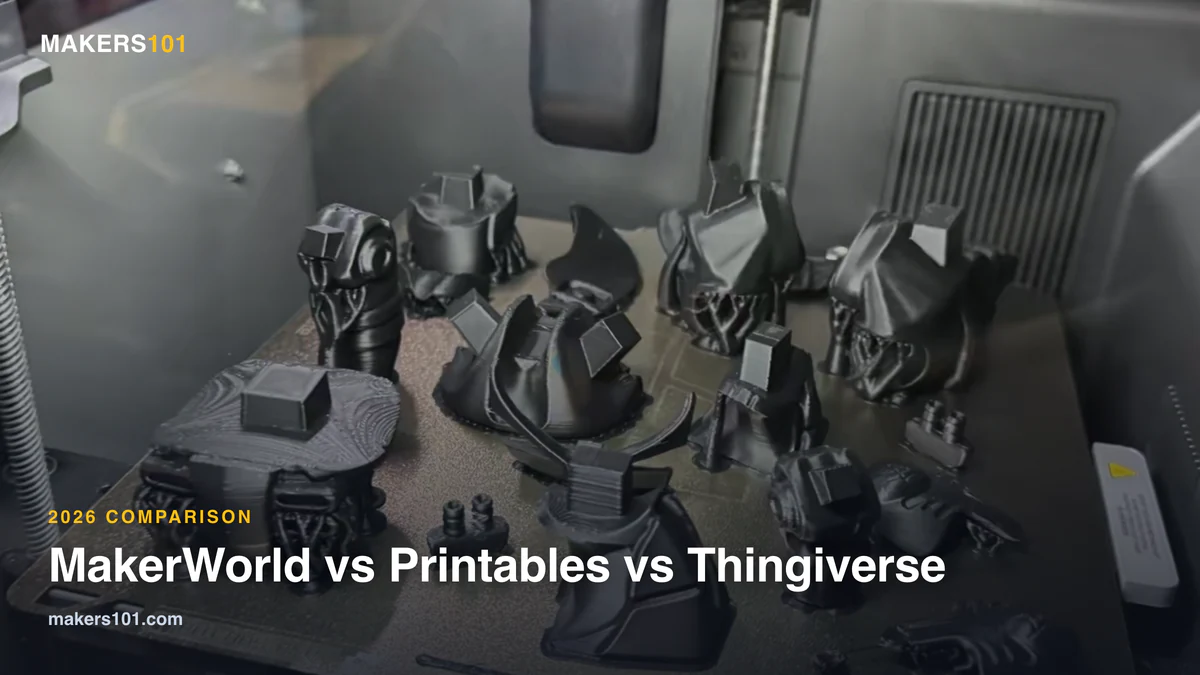 MakerWorld vs Printables vs Thingiverse (2026): Which 3D Model Site Should You Actually Use?