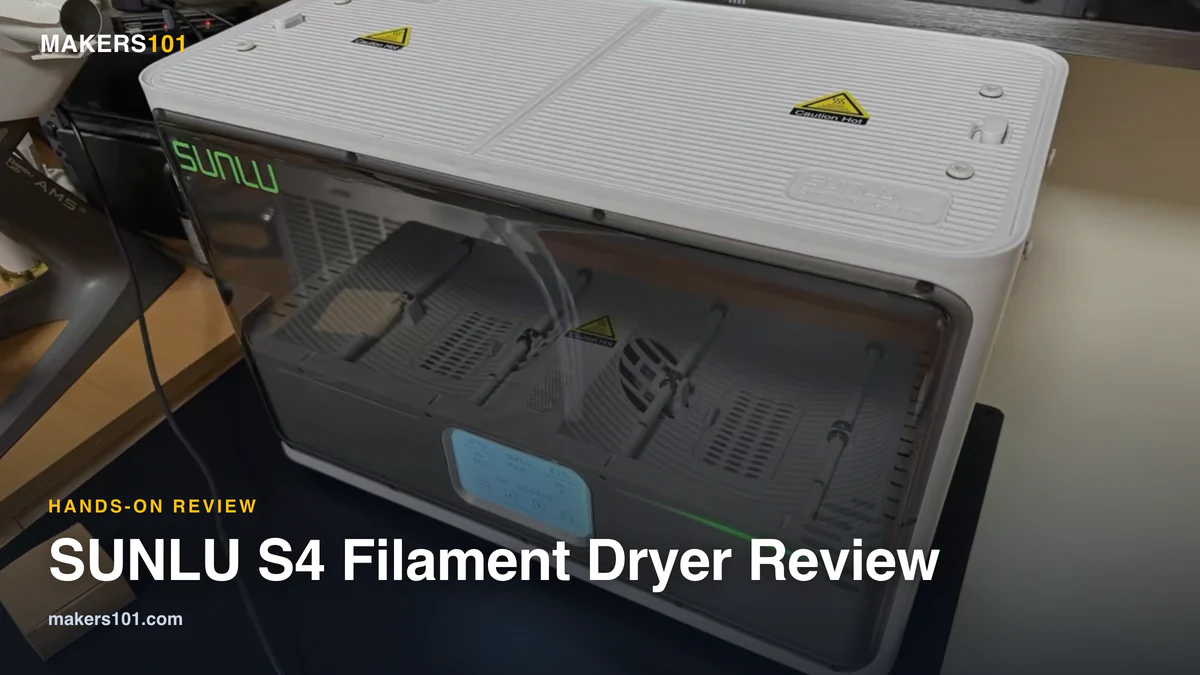 SUNLU S4 Filament Dryer Review: A 4-Spool Workhorse With One Rule You Can't Ignore 1 SUNLU S4 Filament Dryer Review: A 4-Spool Workhorse With One Rule You Can’t Ignore