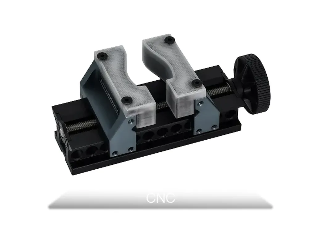 Official FibreSeek image showing a composite CNC fixture application