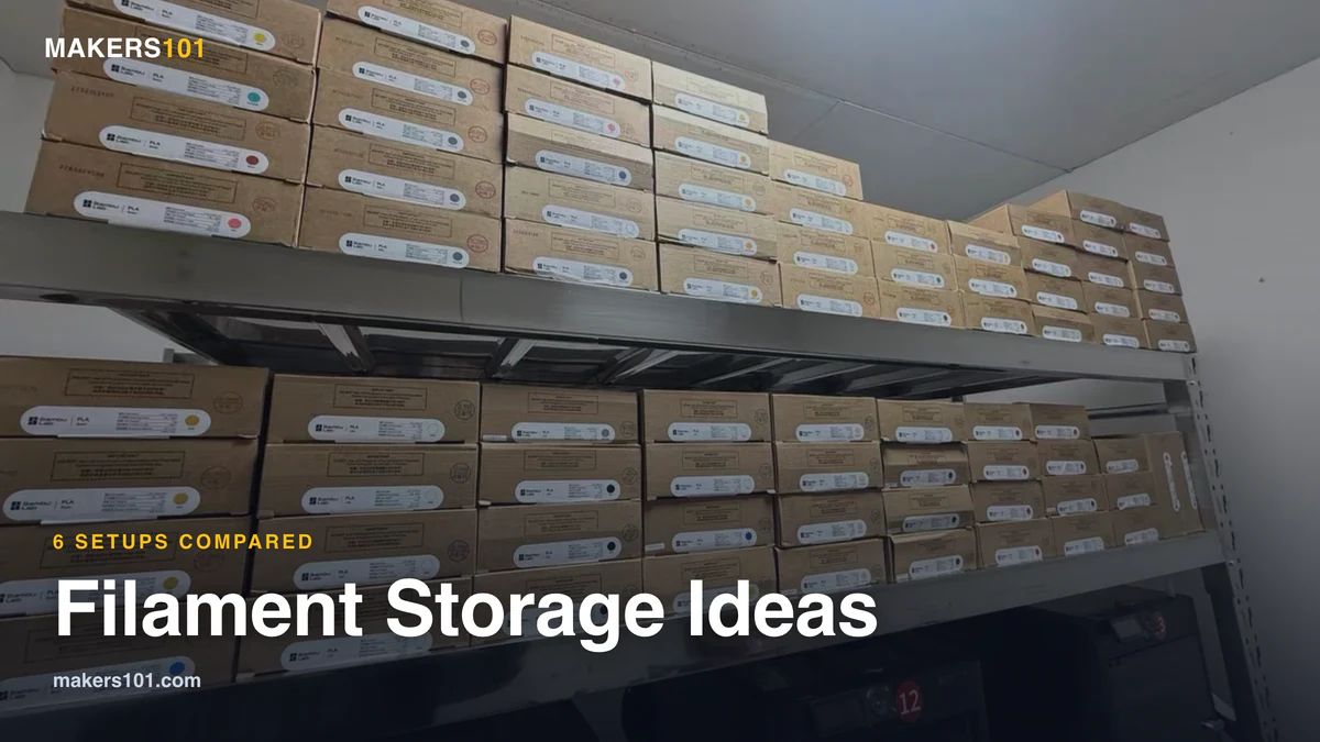 Filament Storage Ideas: 6 Setups Ranked by Cost, Capacity, and What They Don't Fix 1 Filament Storage Ideas: 6 Setups Ranked by Cost, Capacity, and What They Don’t Fix