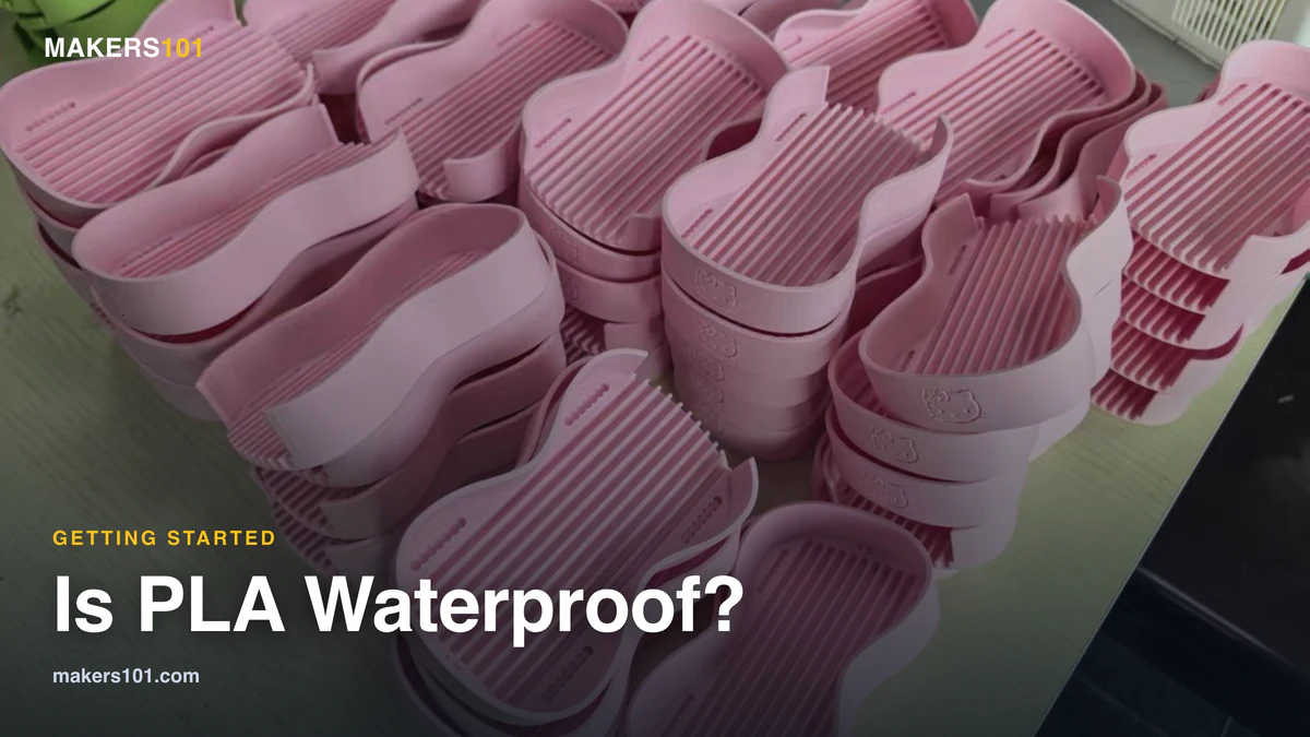 Is PLA Waterproof? What Actually Happens When Your Print Gets Wet