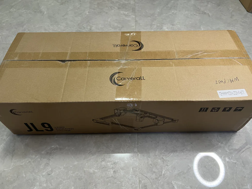 Carverall X1Pro Unboxing: Specs, Price, and What's in the Box (2026) 4 Carverall X1Pro shipping box with a JL3Pro+MD2Z+MD24 SKU code on the label