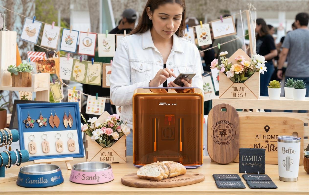 Creality Falcon A1C: A $199 Enclosed Laser Engraver With Autofocus and AI Camera 3 Creality Falcon A1C: A $199 Enclosed Laser Engraver With Autofocus and AI Camera