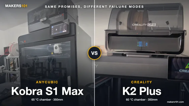 Anycubic Kobra S1 Max vs Creality K2 Plus: Same Promises, Different Failure Modes