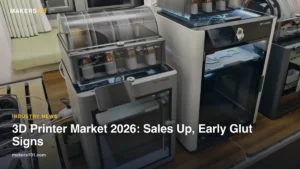 3D Printer Market 2026: Entry-Level Revenue Up 36% in Q2, With Early Signs of a Glut Before Black Friday