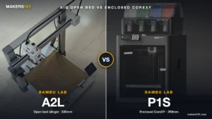 Bambu Lab A2L vs Bambu Lab P1S (2026): Bigger Open Bed or Enclosed CoreXY?