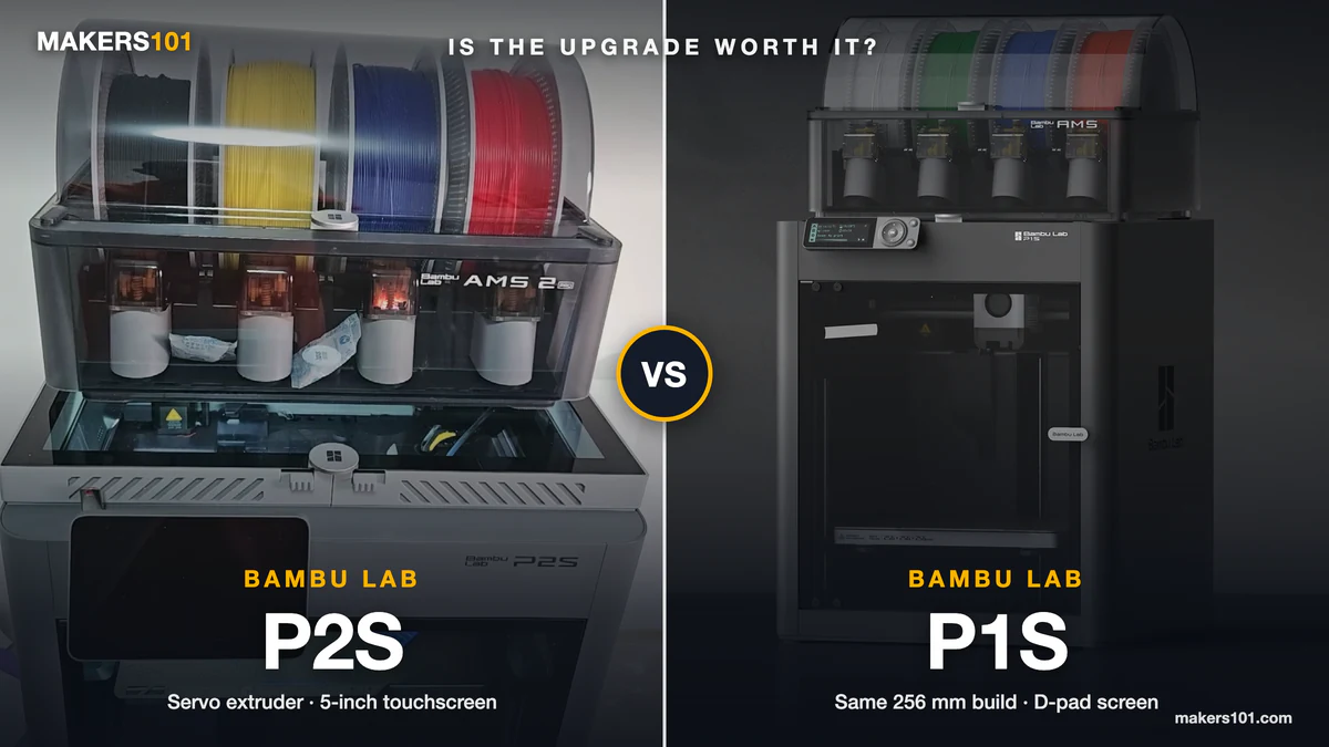 Bambu Lab P2S vs P1S: Is It Worth Upgrading?