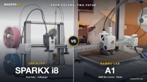 SparkX i8 vs Bambu A1: Which Four-Color Setup Should You Buy?