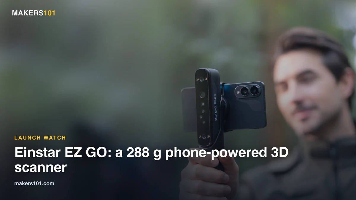 Einstar EZ GO: A 288 g Phone-Powered 3D Scanner That Takes On the Creality Pika 21 Einstar EZ GO: A 288 g Phone-Powered 3D Scanner That Takes On the Creality Pika