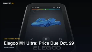 Elegoo M1 Ultra 3D Scanner: Price Due Oct. 29, Laser Line Counts Match the $2,299 Sermoon P1S