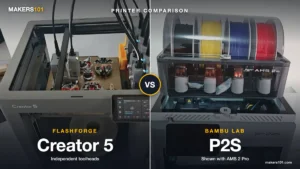 Flashforge Creator 5 vs Bambu Lab P2S: Which Fits Your Prints?