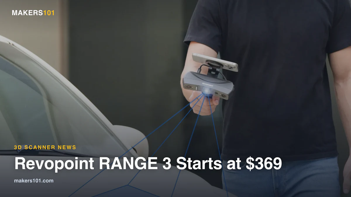 Revopoint RANGE 3 3D Scanner Starts at $369, Less Than Half the RANGE 2's Launch Price 1 Revopoint RANGE 3 3D Scanner Starts at $369, Less Than Half the RANGE 2’s Launch Price