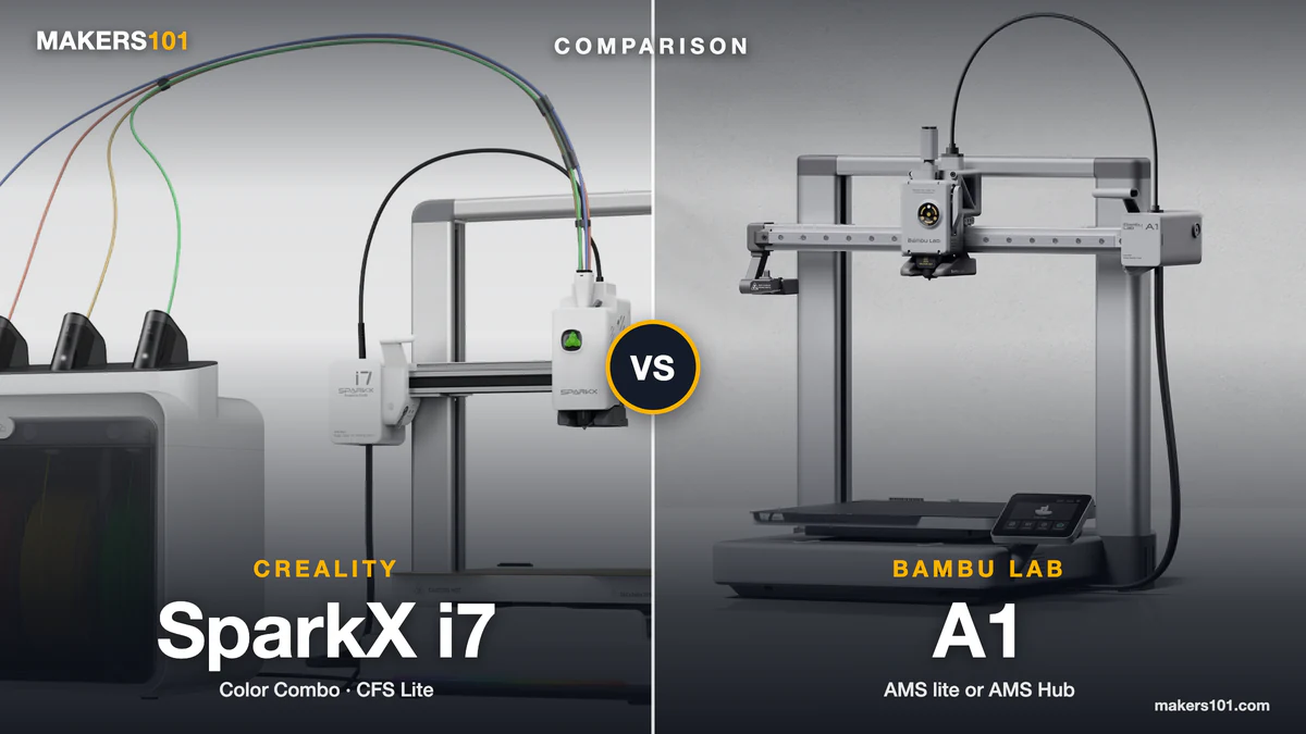 Creality SparkX i7 vs Bambu Lab A1 (2026): Multicolor, Price & Buy Guide